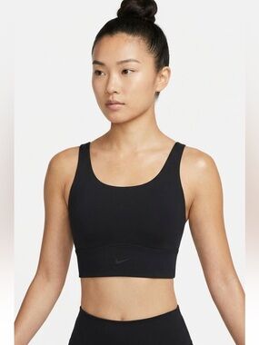 Nike Yoga Luxe Light Support Longline Sports Bra Size XS